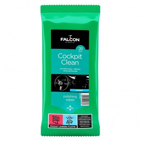 FALCON Chusteczki do czyszczenia kokpitu POŁYSK OCEAN