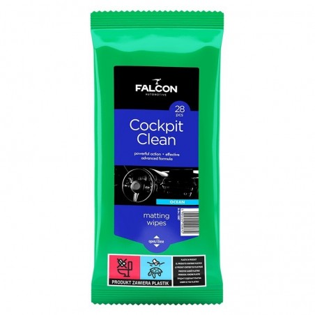 FALCON Chusteczki do czyszczenia kokpitu MAT OCEAN