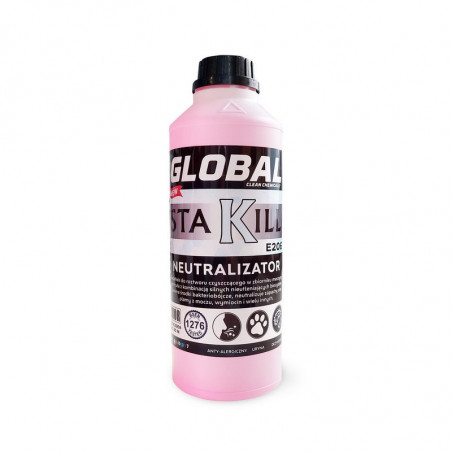 Global Sta Kill E206 1L Bezzapachowy płyn do pleśni moczu i wymiocin