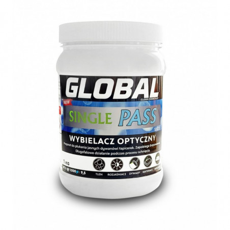 GLOBAL Single Pass S103 proszek do jasnych dywanów i tapicerek 1kg