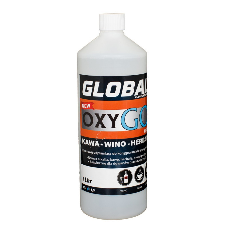 Odplamiacz do plam z kawy herbaty Global OxyGo G102 - 1L