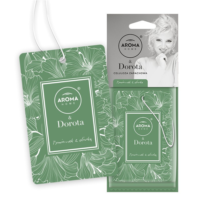 TYMIANEK Z OLIWKĄ Zawieszka Zapachowa Celuloza AROMA Home&Dorota