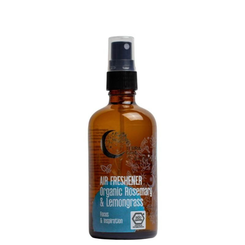 Terra Gaia Mgiełka zapachowa do pomieszczeń Rozmaryn i Trawa cytrynowa 100ml