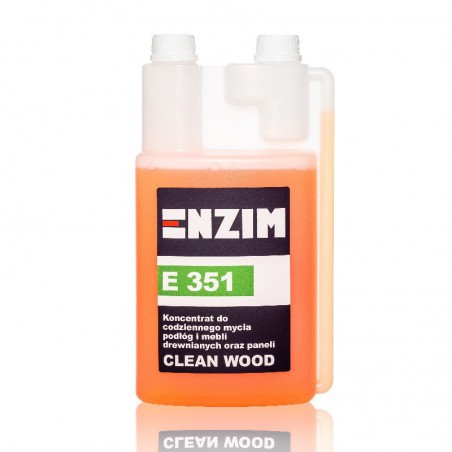 ENZIM E351 Koncentrat do codziennego mycia podłóg i mebli drewnianych oraz paneli CLEAN WOOD 1L