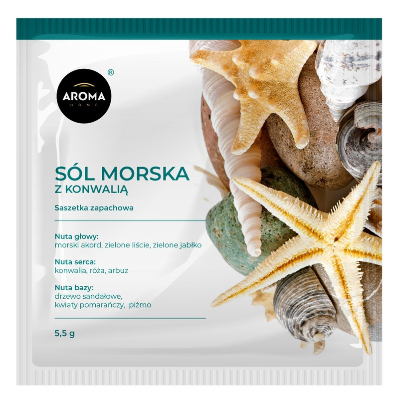 SÓL MORSKA Z KONWALIĄ Saszetka Zapachowa AROMA Home