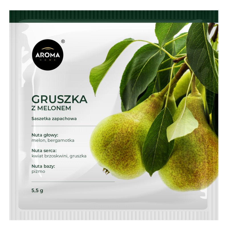 GRUSZKA Z MELONEM Saszetka Zapachowa AROMA Home