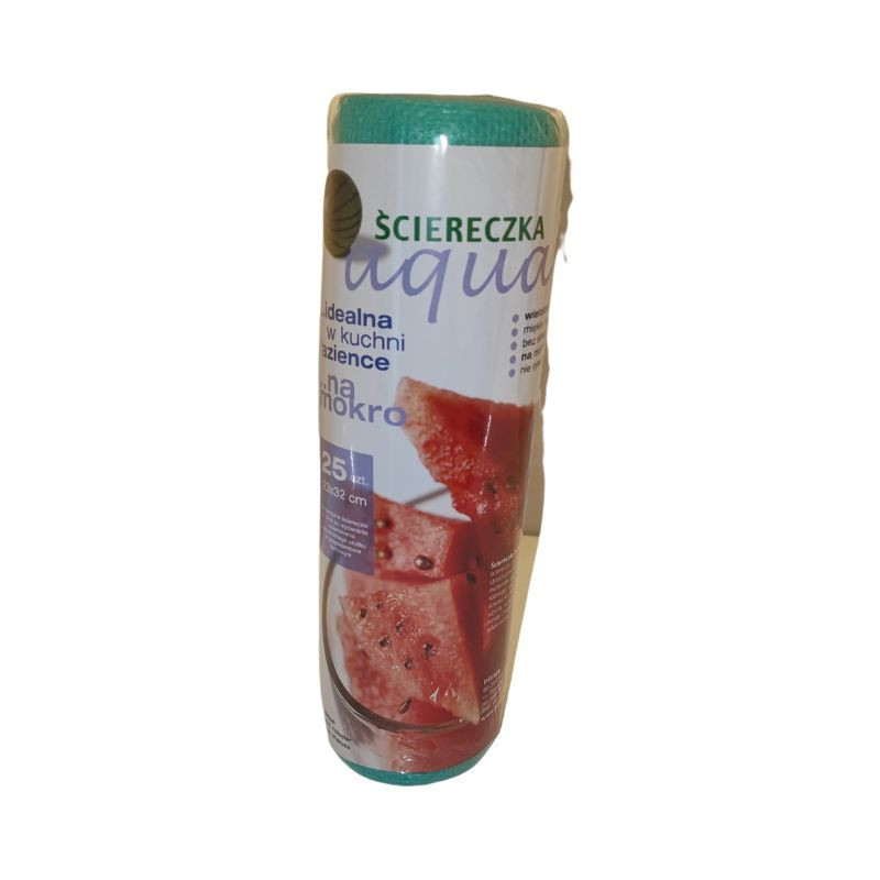 AQUA ściereczki wielorazowe zielone 25 szt.