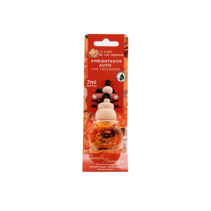 Odświeżacz do samochodu CYNAMON-POMARAŃCZA 7ml LCS