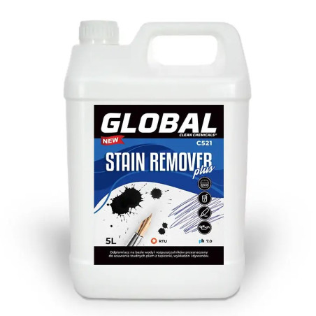 GLOBAL Stain Remover Plus C521 5L –  plamy z tuszu