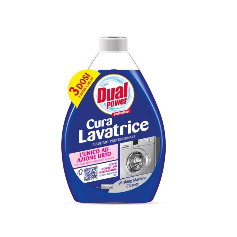 DUAL POWER Płyn do czyszczenia pralki, 600 ml