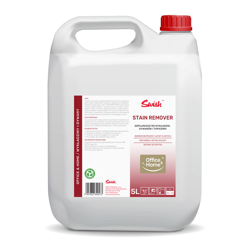 SWISH Stain Remover 5L - Odplamiacz do wykładzin i tapicerki