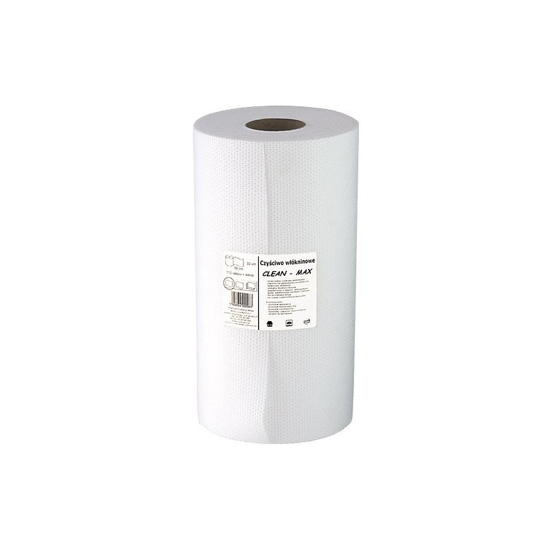 CLEAN-MAX Wielorazowe ściereczki BIAŁE 32cm/44mb