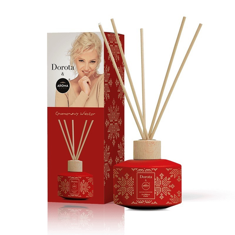 CYNAMONOWY WIECZÓR Patyczki zapachowe AROMA Home&Dorota 100 ml