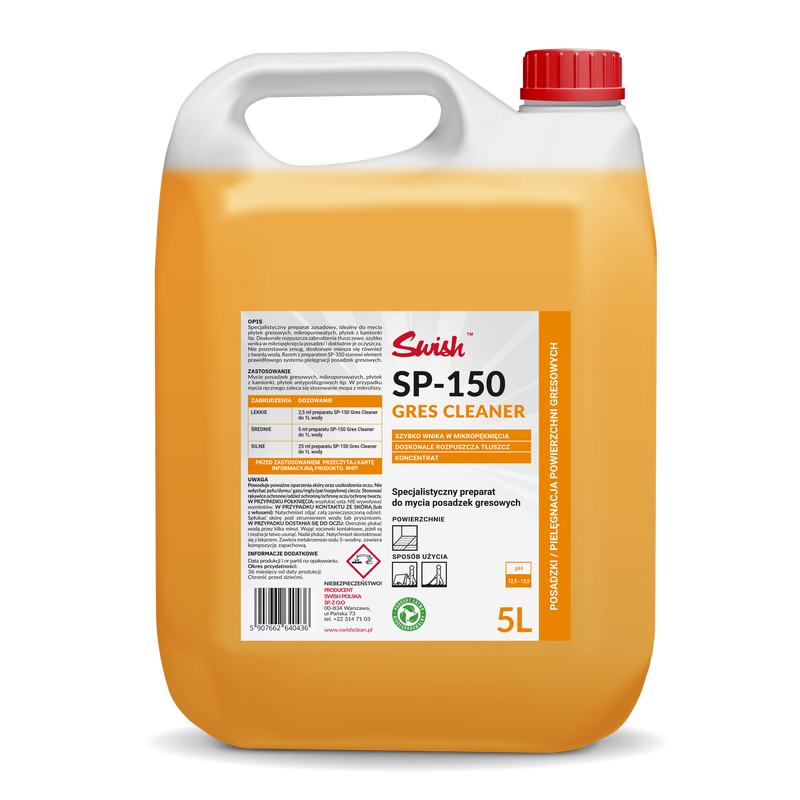 SWISH SP-150 Gres Cleaner - płyn do mycia gresu 5L