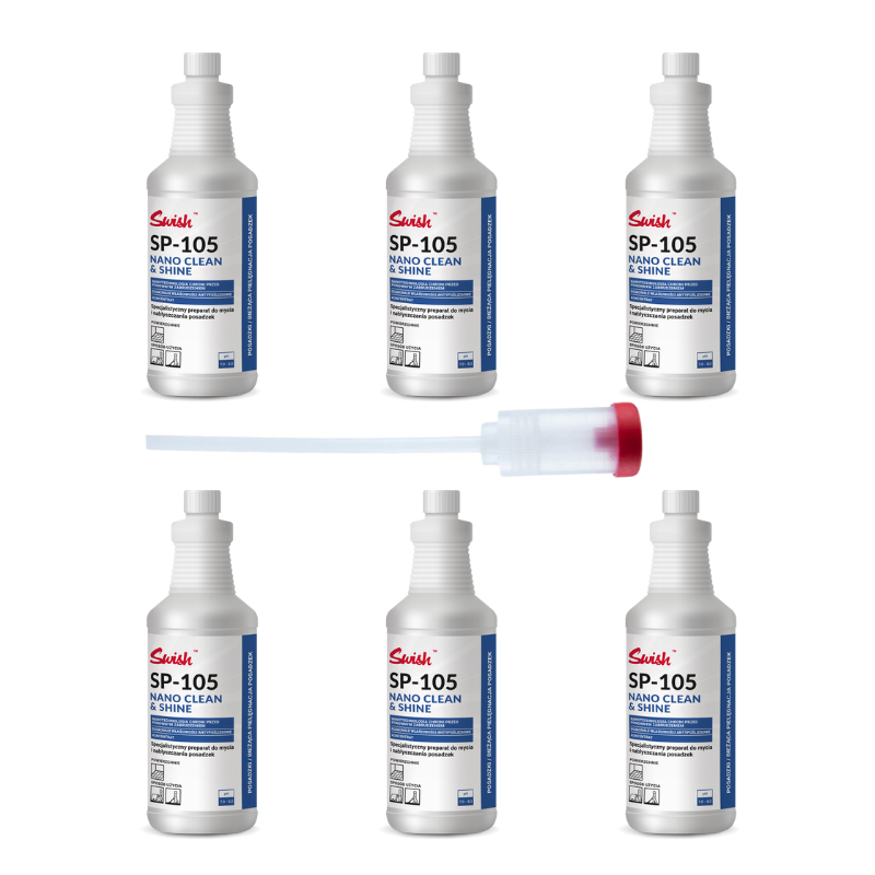 Zestaw SWISH SP-105 1L x6szt plus dozownik