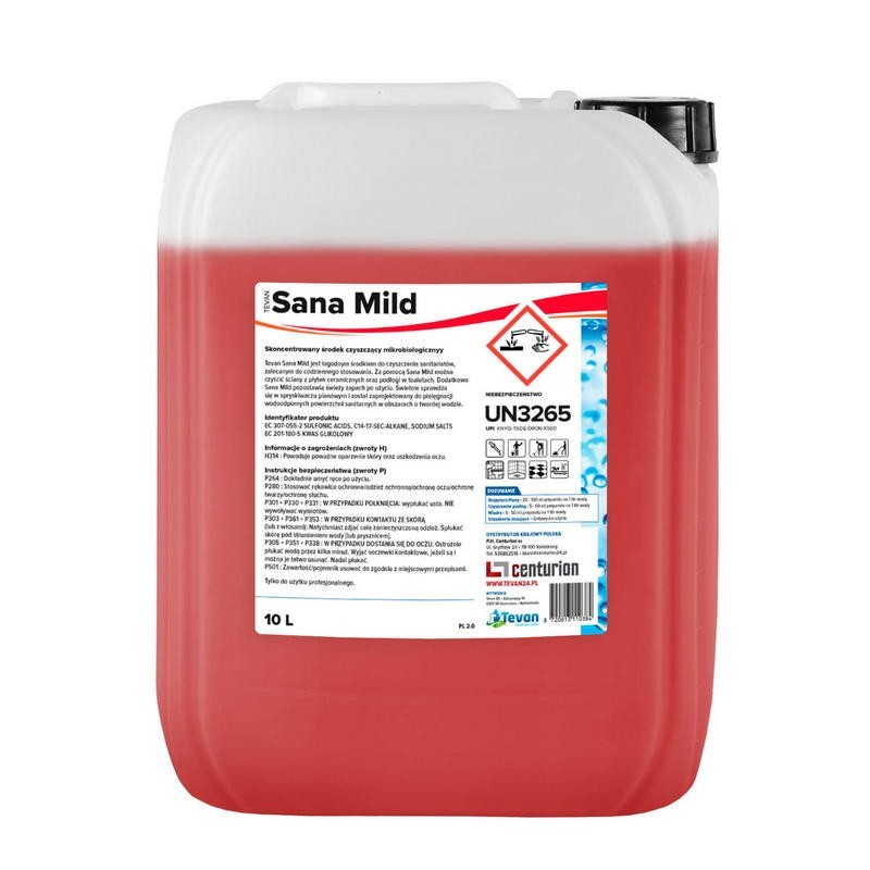 Tevan Sana Mild 10L - Koncentrat do czyszczenia sanitariatów