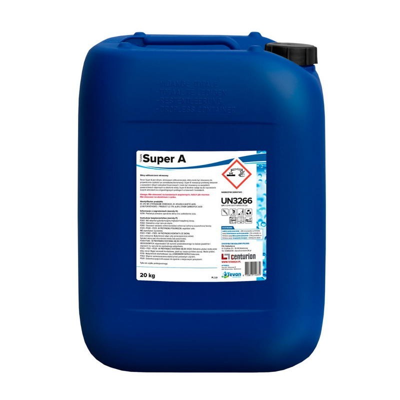 Tevan Super-A 20kg - Płyn koncentrat do usuwania tłuszczu