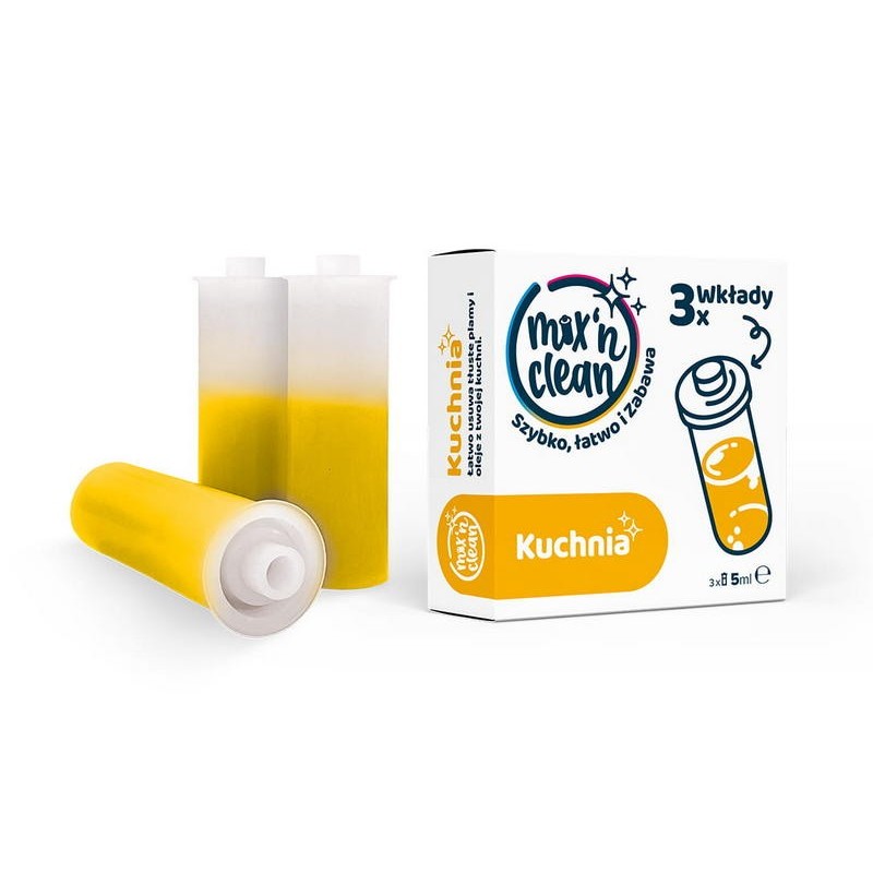Tevan Mix'n Clean Kuchnia zapas 3 szt - żółte kapsułki