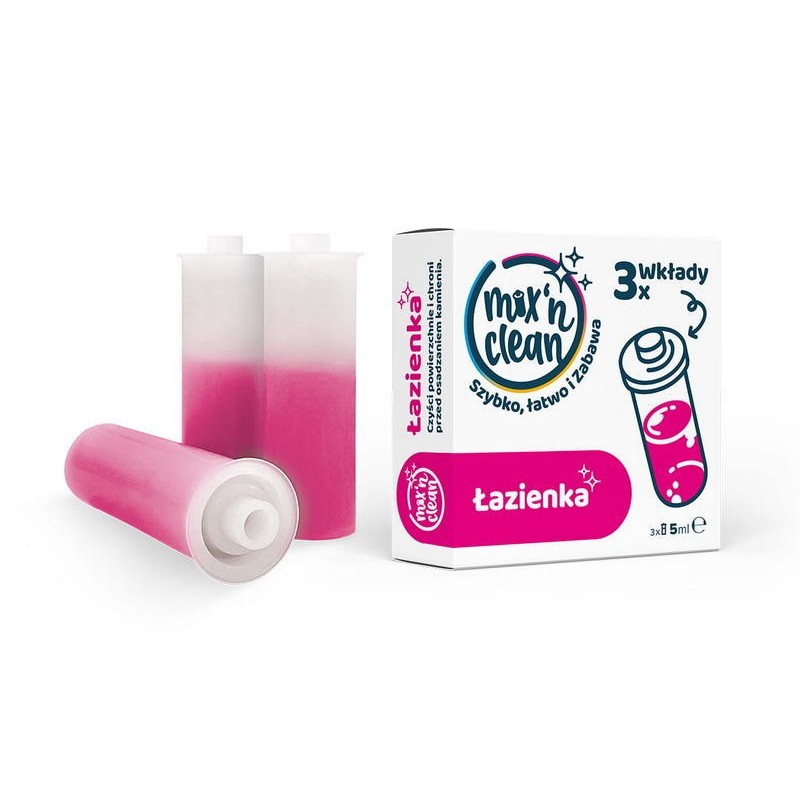 Tevan Mix'n Clean Łazienka zapas 3 szt - różowe kapsułki