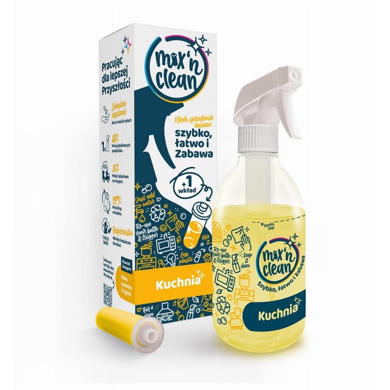 Tevan Mix'n Clean Kuchnia zestaw startowy butelka + 1 kapsułka