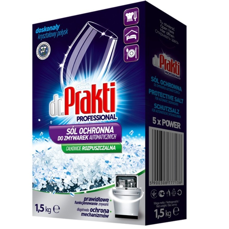 CLOVIN Dr.Prakti Sól do zmywarek 1,5kg