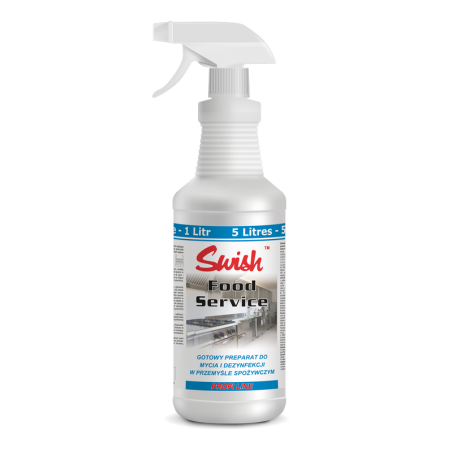 SWISH Food Service Disinfectant Gotowy do użytku preparat myjąco-dezynfekujący do kuchni 1L