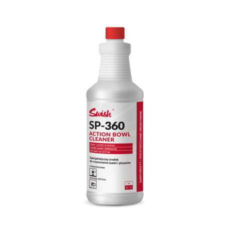 SWISH SP-360 Bardzo silny preparat do czyszczenia powierzchni sedesów i pisuarów 1L