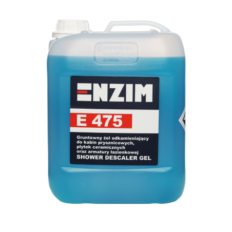 ENZIM E475 - odkamieniający żel do kabin prysznicowych 5L