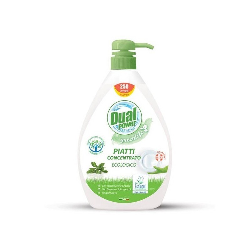 DUAL POWER ECOLAB Ekologiczny Płyn do mycia naczyń