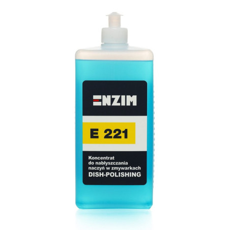 ENZIM E221 koncentrat do nabłyszczania naczyń w zmywarkach 1L DISH-POLISHING