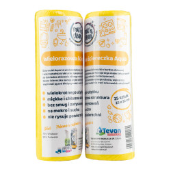 Mix'n Clean Wielorazowe ściereczki AQUA Żółte