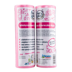 Mix'n Clean Wielorazowe ściereczki AQUA Różowe