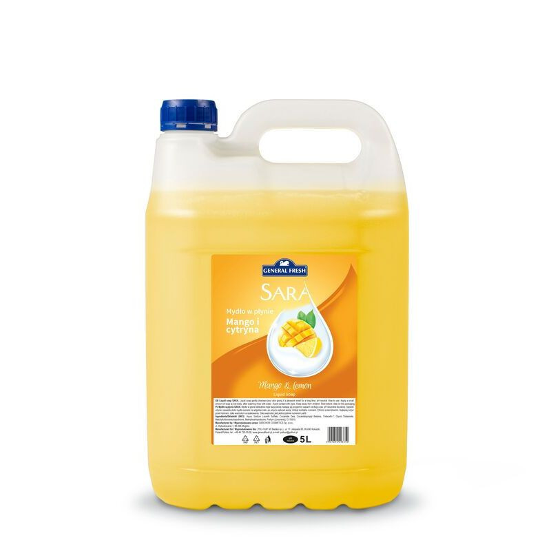 MANGO I CYTRYNA Mydło w płynie Sara 5l General Fresh