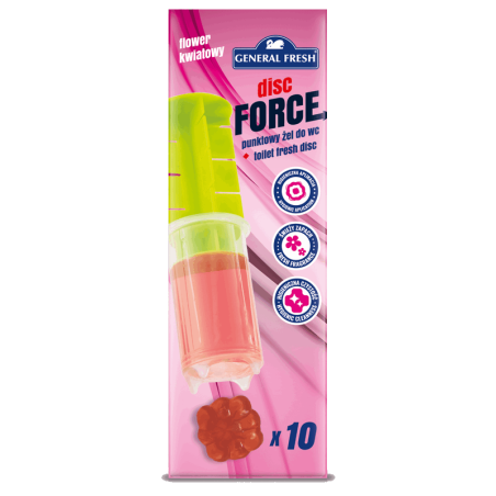 Krążki żelowe do WC - KWIATOWY - General Fresh