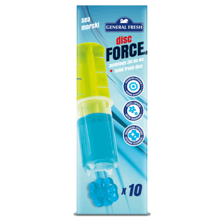 Krążki żelowe do WC - MORSKI - General Fresh
