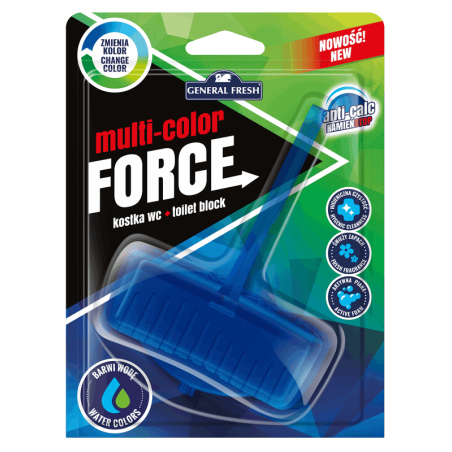 Zawieszka barwiąca wodę do WC MORSKI Multi Color Force General Fresh 1szt