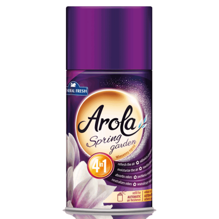 Wkład do automatycznego odświeżacza WIOSENNY OGRÓD puszka 250 ml AROLA General Fresh spring garden