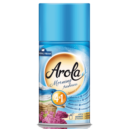 Wkład do automatycznego odświeżacza ŚWIEŻOŚĆ PORANKA puszka 250 ml AROLA General Fresh morning freshness