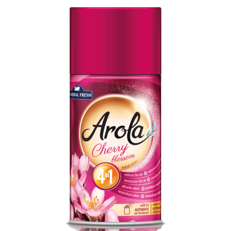 Wkład do automatycznego odświeżacza KWIAT WIŚNI puszka 250 ml AROLA General Fresh cherry blossom