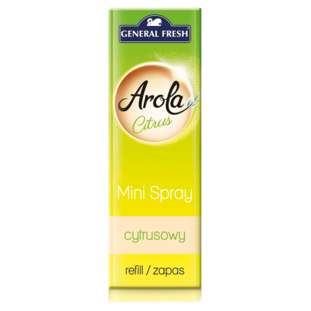 Zapas Mini Spray CYTRYNA odświeżacz powietrza General Fresh