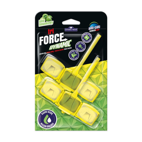 LIMONKA 2szt Zawieszek barwiących wodę w WC Tri-FORCE DYNAMIC General Fresh