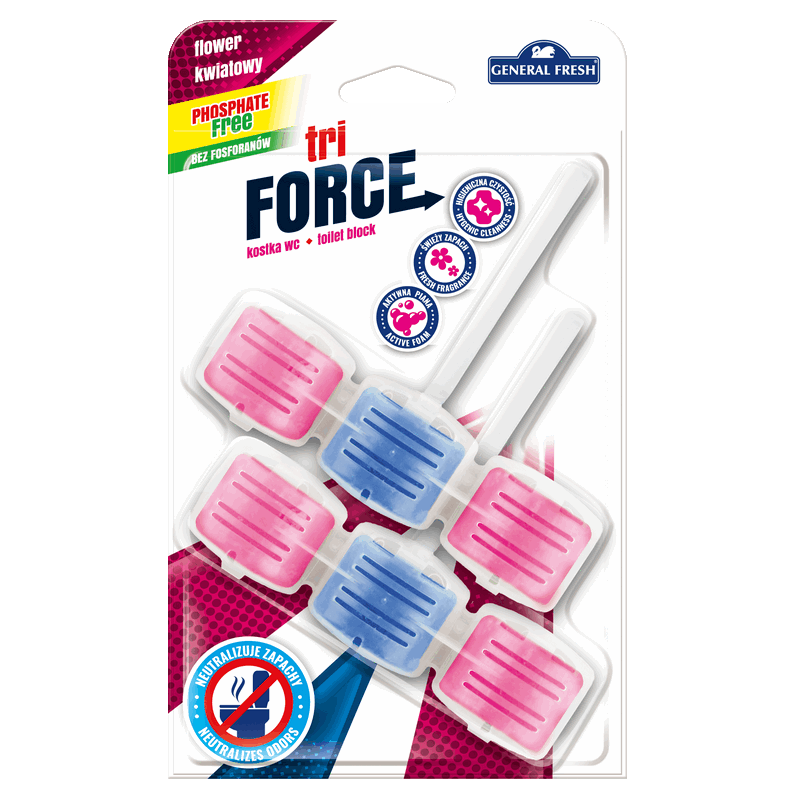 Zawieszka do WC TRI Force KWIATOWA 2szt General Fresh