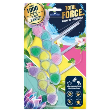 Zawieszka do WC Total Force mix 3szt General Fresh