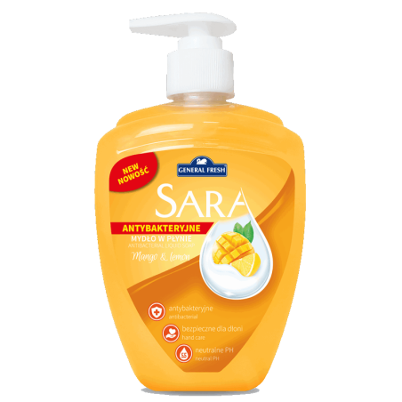MANGO I CYTRYNA Mydło w płynie Sara 500ml General Fresh