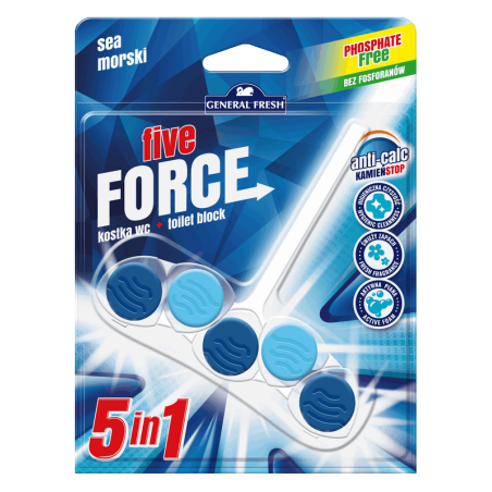 MORSKA Kostka do WC Five-FORCE General Fresh 1 Szt.