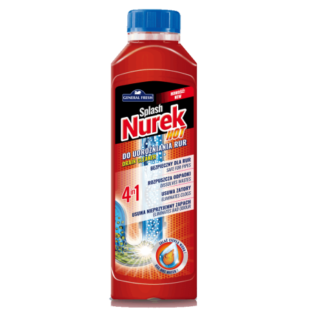 Nurek środek do udrażniania rur na ciepło SPLASH 200g General Fresh