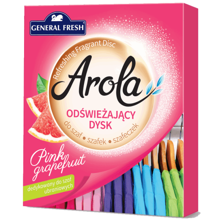 PINK GRAPEFRUIT Odświeżający dysk do szaf Arola - General Fresh