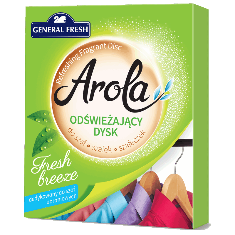FRESH BREEZE Odświeżający dysk do szaf Arola - General Fresh