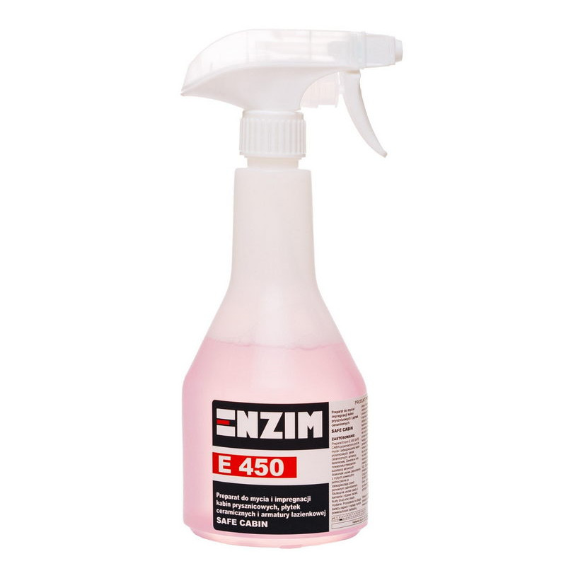 ENZIM E450 – Preparat do mycia i impregnacji kabin / płytek ceramicznych Safe Cabin 0,5L