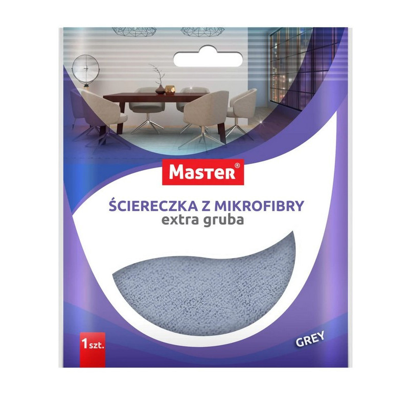 Ścierka z mikrofibry 40x40 cm GREY MASTER S046